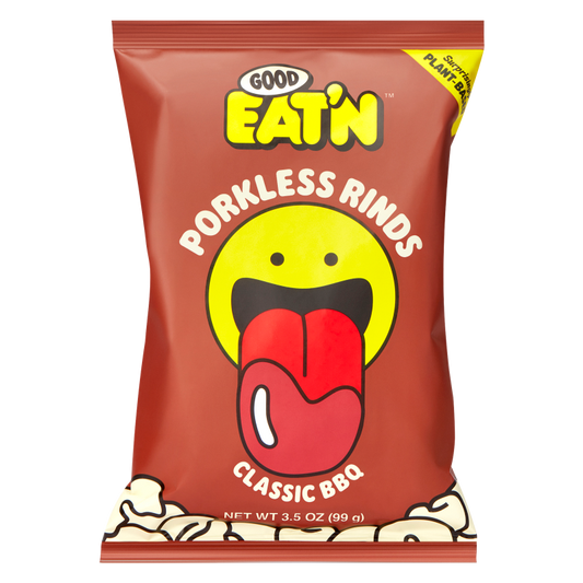 Good Eat'n Classic BBQ Porkless Rinds 4oz Bag