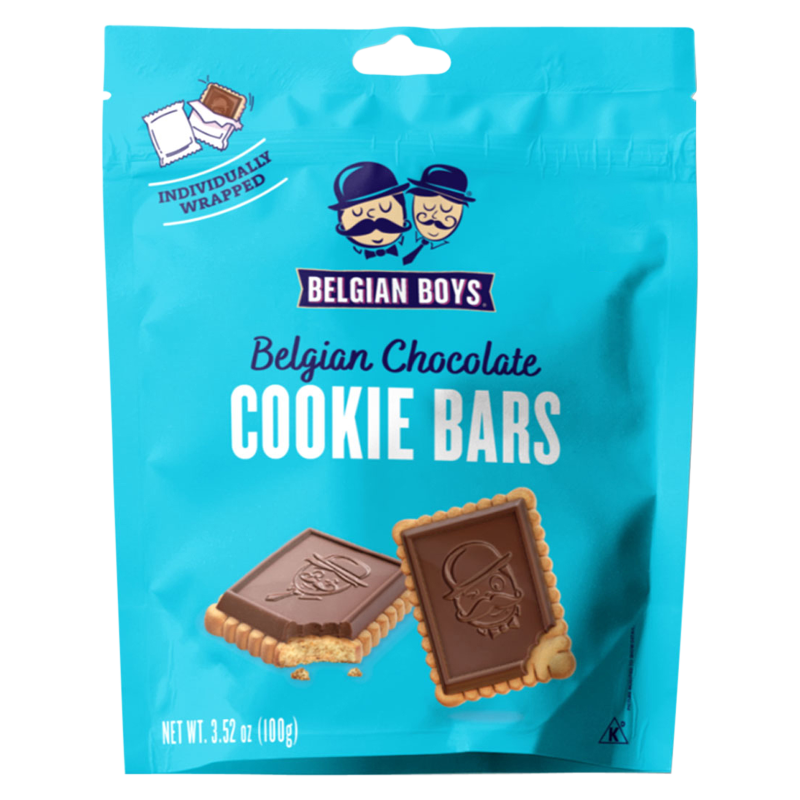 Belgian Boys Chocolate Cookie Bars 3.5oz