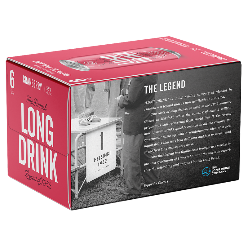 Long Drink Cranberry 6pk 12oz Can 5.5% ABV