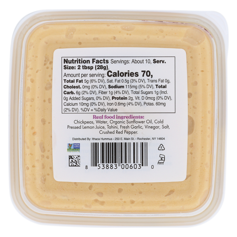 Ithaca Lemon Garlic Hummus - 10oz