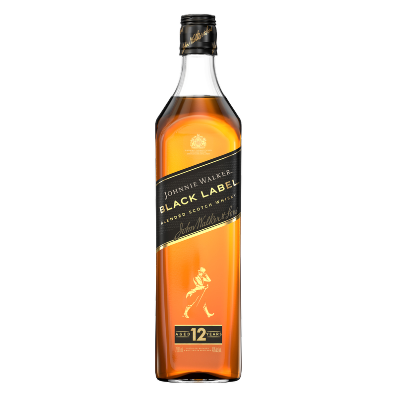 Johnnie Walker Black Label Scotch 750ml (80 Proof)