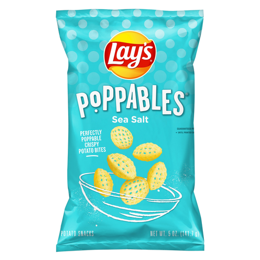 Lay's Poppables Sea Salt Potato Snacks 5oz