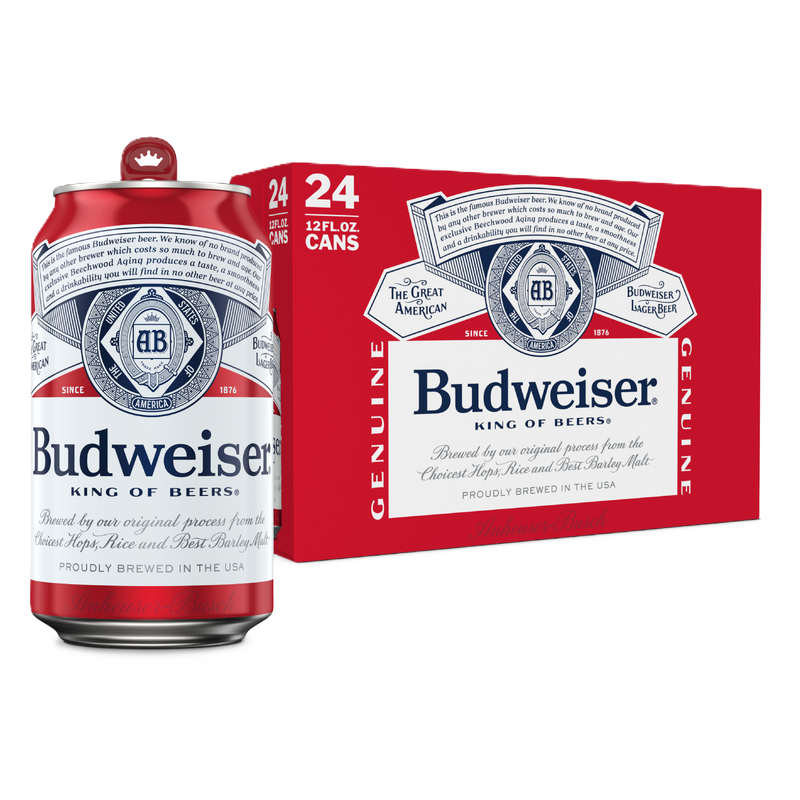 Budweiser 24pk 12oz Can 5.0% ABV