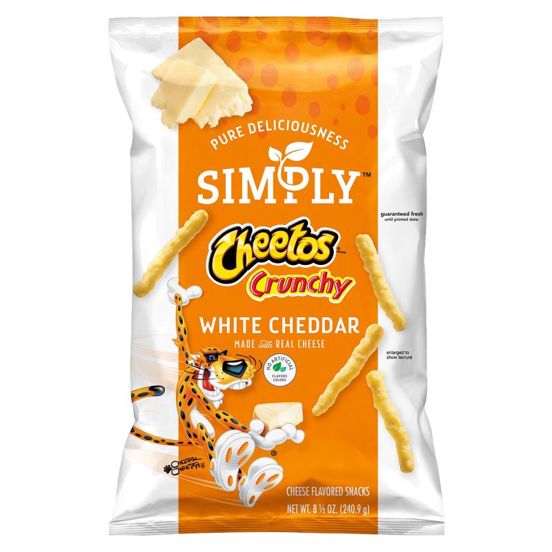 Simply Cheetos Crunchy White Cheddar 8.5oz