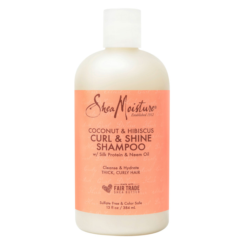 SheaMoisture Curl & Shine Shampoo Coconut & Hibiscus 13oz