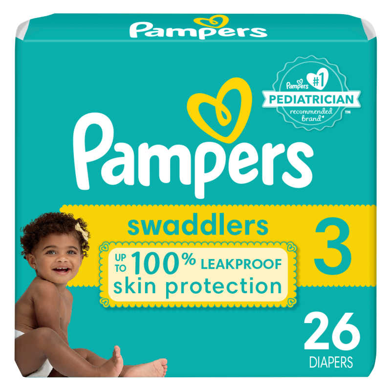 Pampers Swaddlers Diapers Size 3 26ct