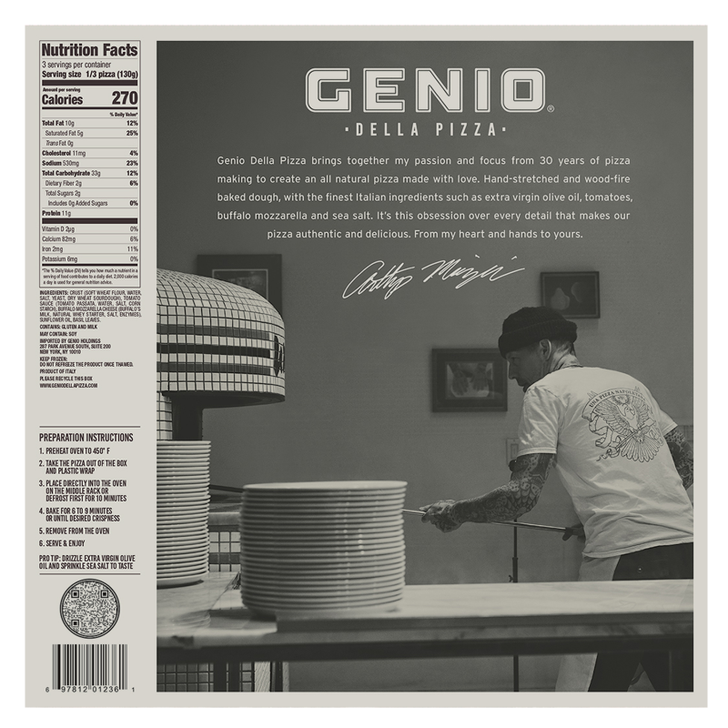 Genio Margherita Pizza 13.8oz