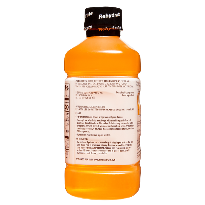 Goodnow Electrolyte Solution Orange 1L