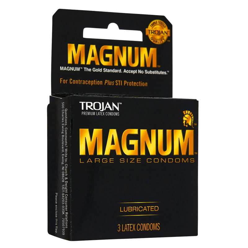 Trojan Magnum Condoms 3ct