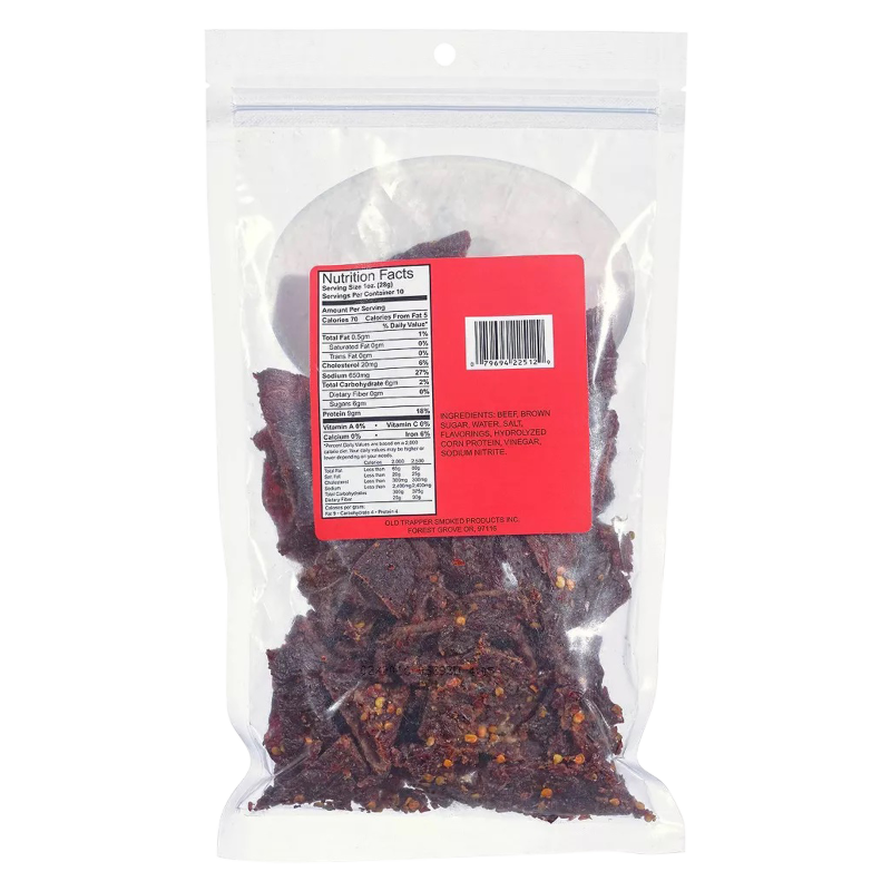 Old Trapper Hot & Spicy Beef Jerky 10oz