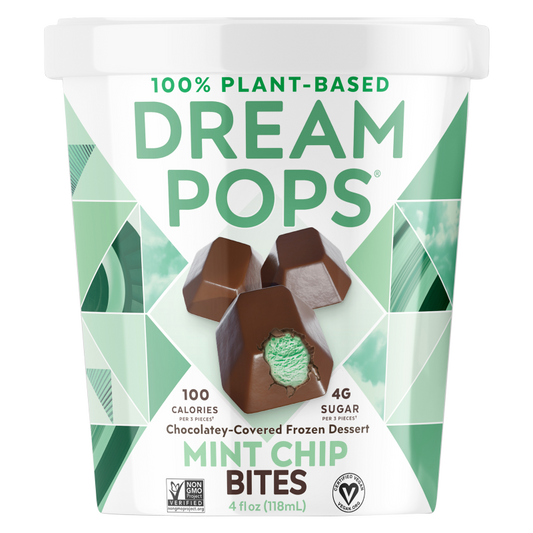 Dream Pops Mint Chip Non-Dairy Bites 4oz