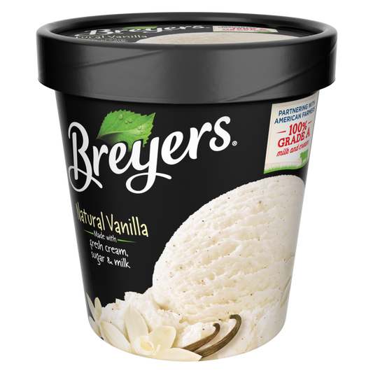 Breyers Natural Vanilla Ice Cream Pint