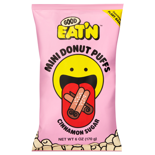 Good Eat'n Cinnamon Sugar Mini Donut Puffs 6oz Bag