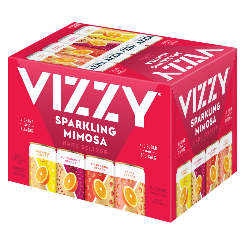 Vizzy Mimosa Hard Seltzer Variety Pack 12pk 12oz Can 5.0% ABV