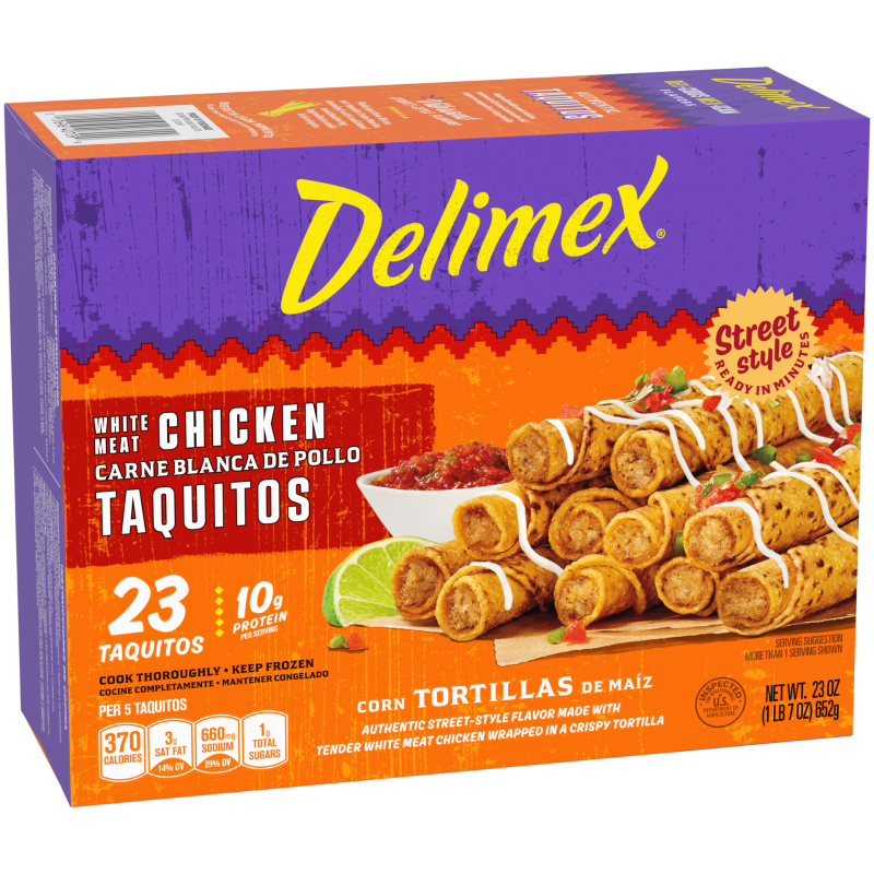 Delimex Chicken Taquitos 23ct 23oz