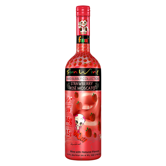 Fun Wine Strawberry Rose Moscato 750 ml