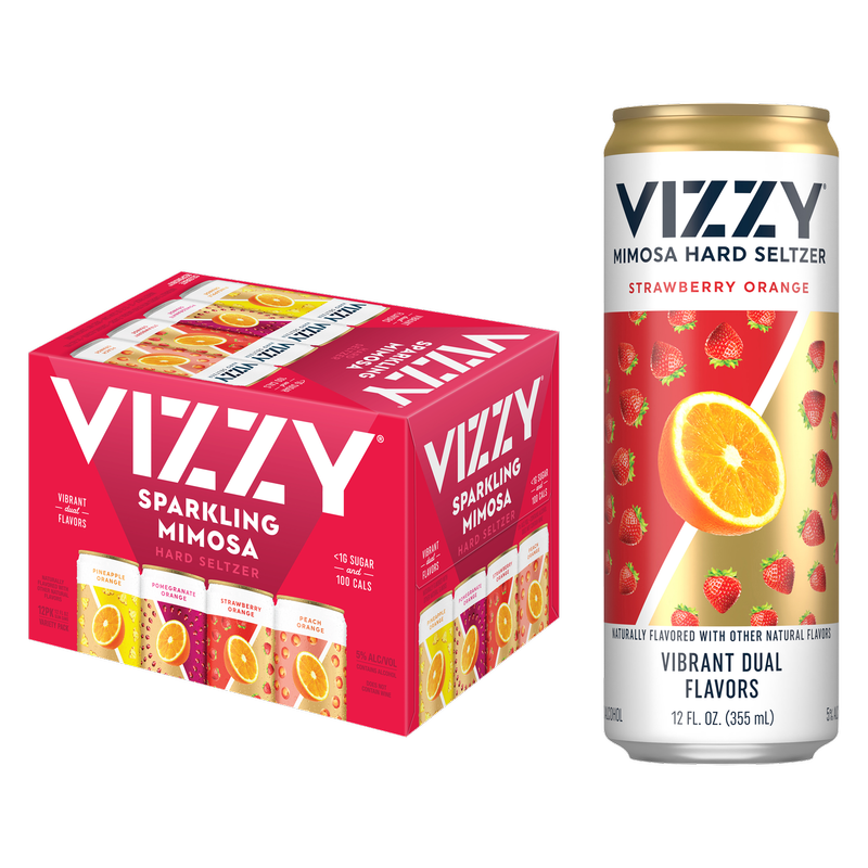 Vizzy Mimosa Hard Seltzer Variety Pack 12pk 12oz Can 5.0% ABV