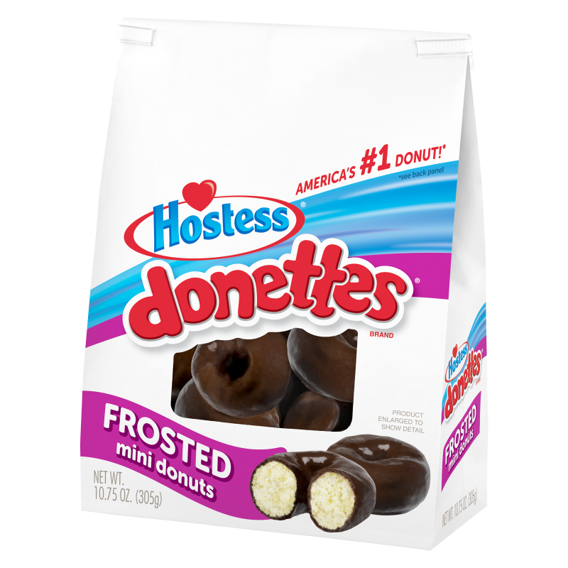 Hostess Donettes Chocolate Mini Donuts Bag 10.75oz