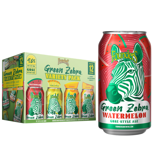 Founders Green Zebra Variety Pack 12pk 12oz Can 4.6% ABV