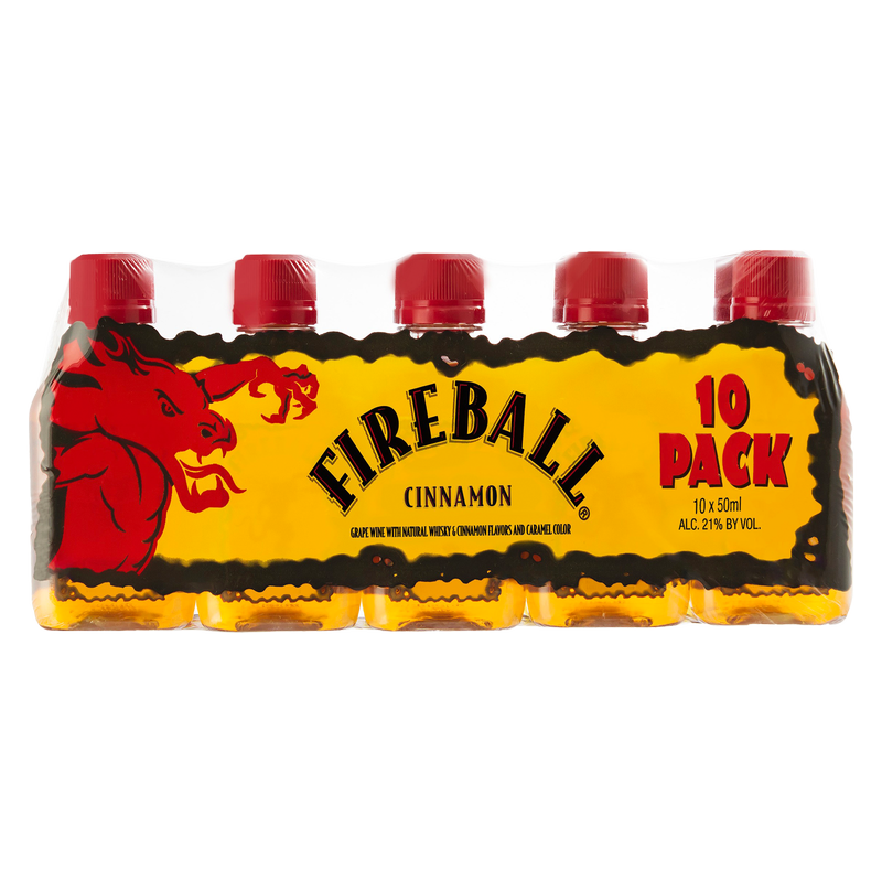 Fireball Cinnamon 10pk 50ml (33 Proof)