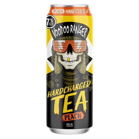 New Belgium Voodoo Ranger Hardcharged Peach Tea Single 24oz Can 7.0% ABV