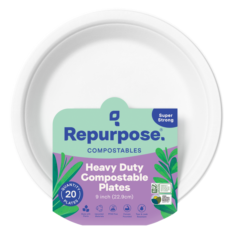 Repurpose Compostable 9" Everyday Plates 20ct