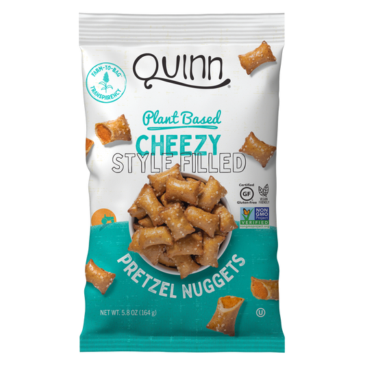 Quinn Plant Based Cheezy Style Filled Pretzel Nuggets 5.8oz