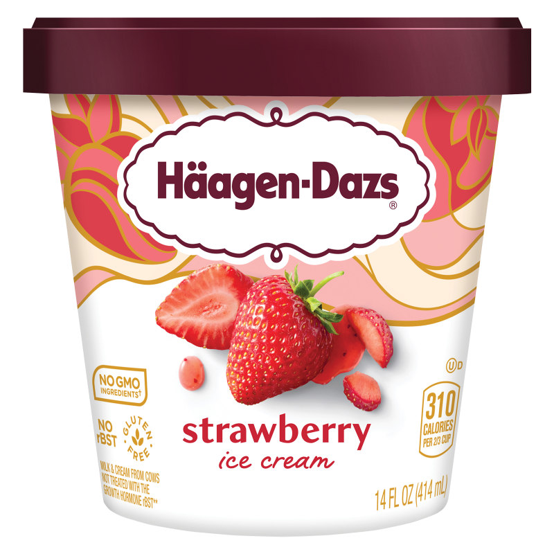 Haagen-Dazs Strawberry Ice Cream Pint