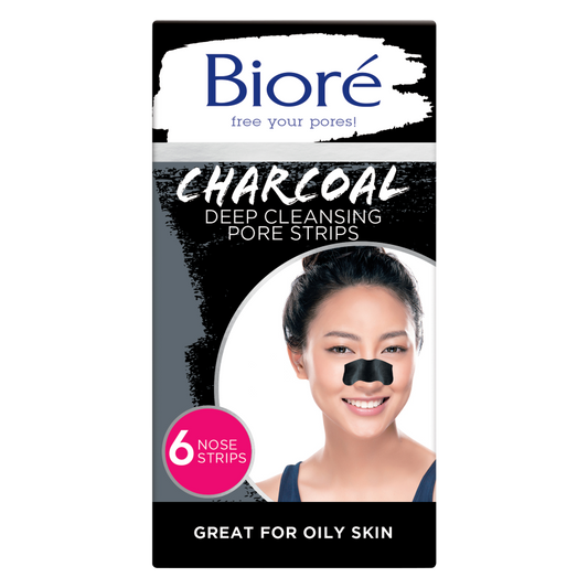 Biore Charcoal Deep Cleansing Pore Strips 6ct