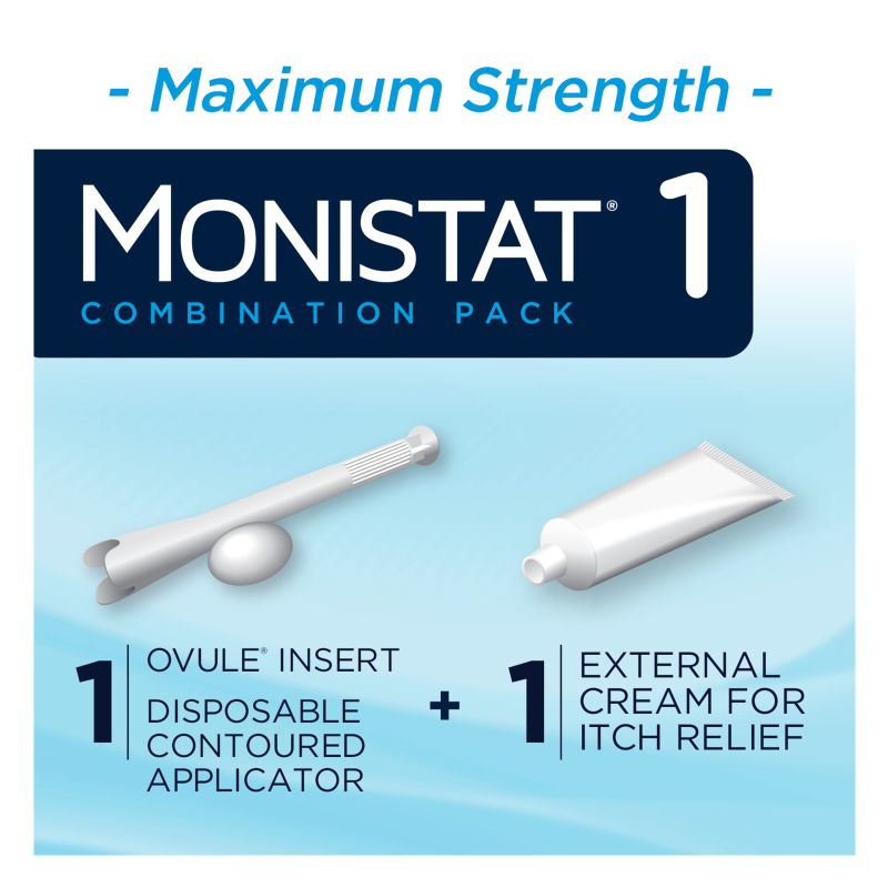 Monistat 1-Day Cure & Itch Yeast Infection Treatment