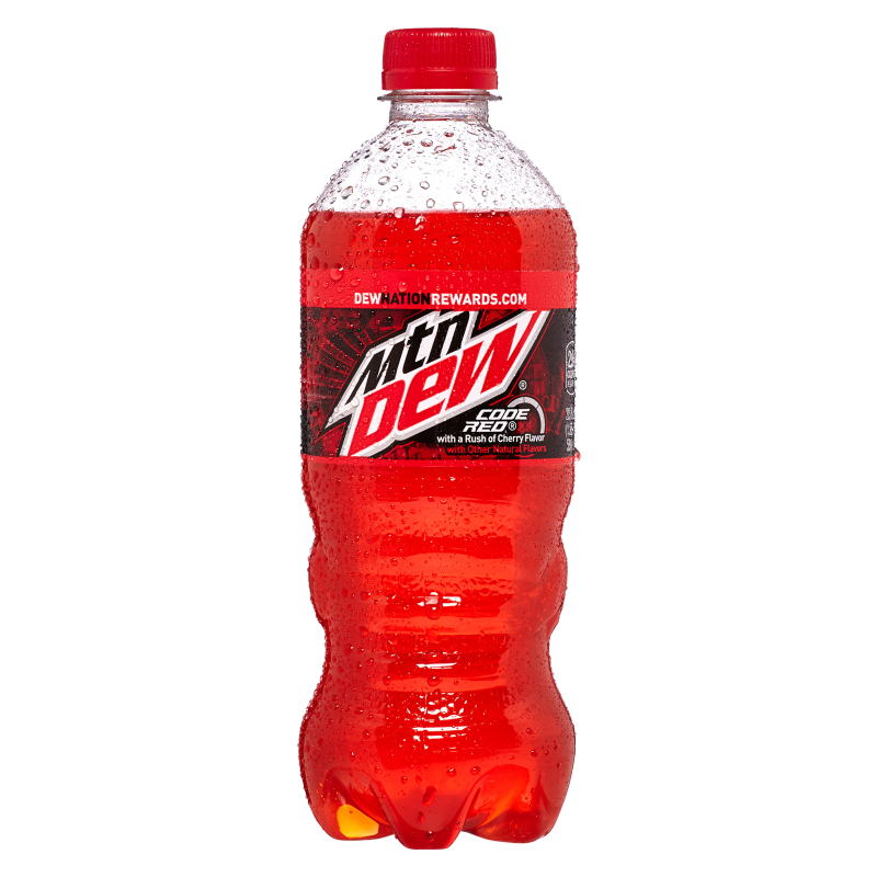 Mountain Dew Code Red 20oz Btl