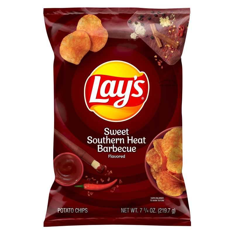 Lay's Southern Sweet Heat Barbeque Potato Chips 7.75oz