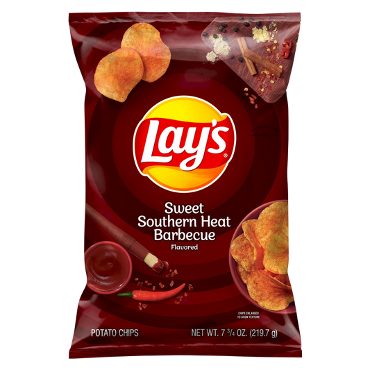 Lay's Southern Sweet Heat Barbeque Potato Chips 7.75oz