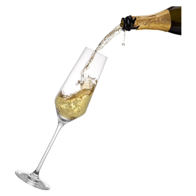 Layla Crystal Champagne Glasses 6.7oz 4pk