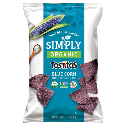 Tostitos Simply Organic Blue Corn Tortilla Chips 8.25oz