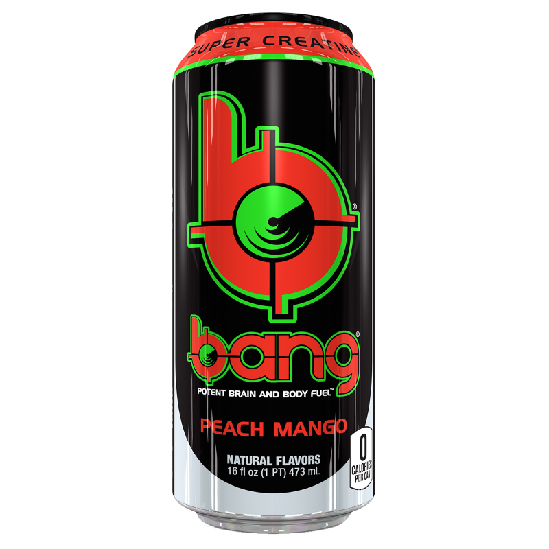 Bang Energy Peach Mango 16oz Can