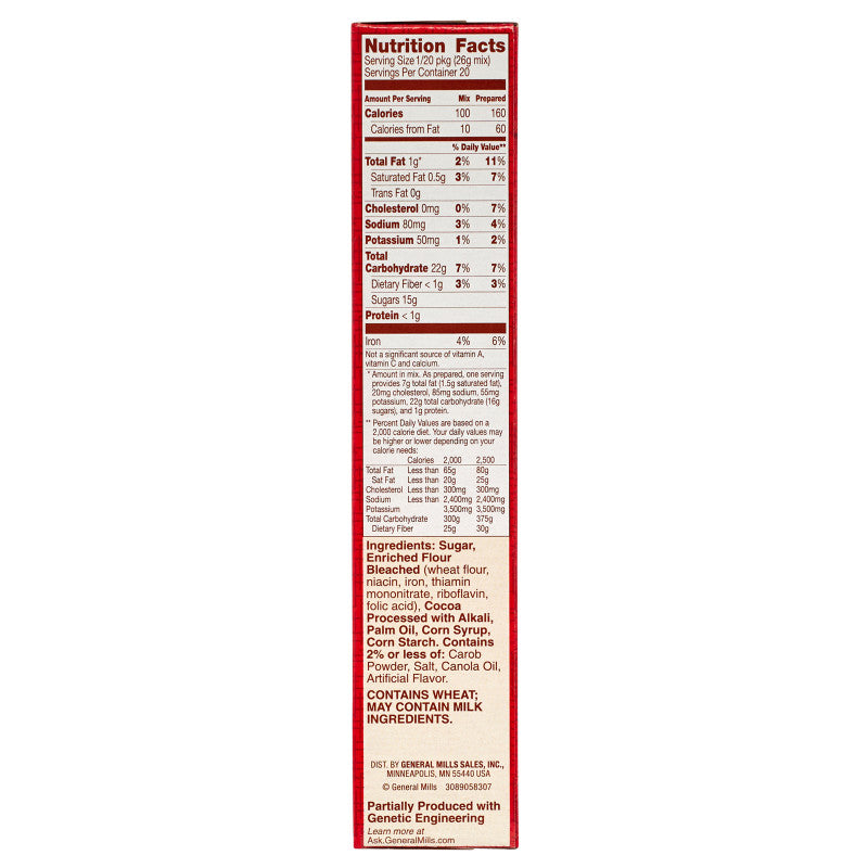 Betty Crocker Fudge Brownie Mix 18.3oz