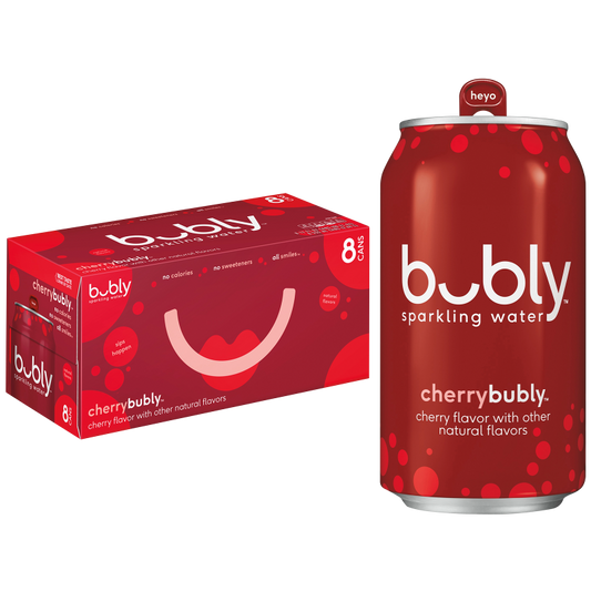 Bubly Cherry 8pk 12oz Can