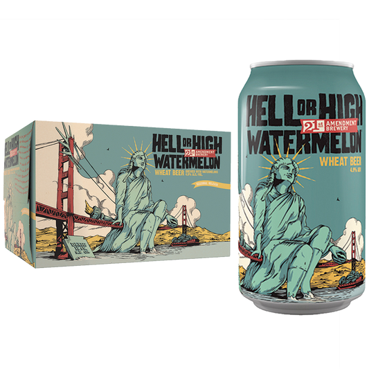 21st Amendment Hell or High Watermelon 12pk 12oz Can 4.9% ABV