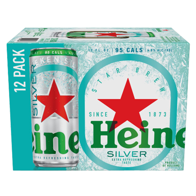 Heineken Silver 12pk 12oz Can 4% ABV