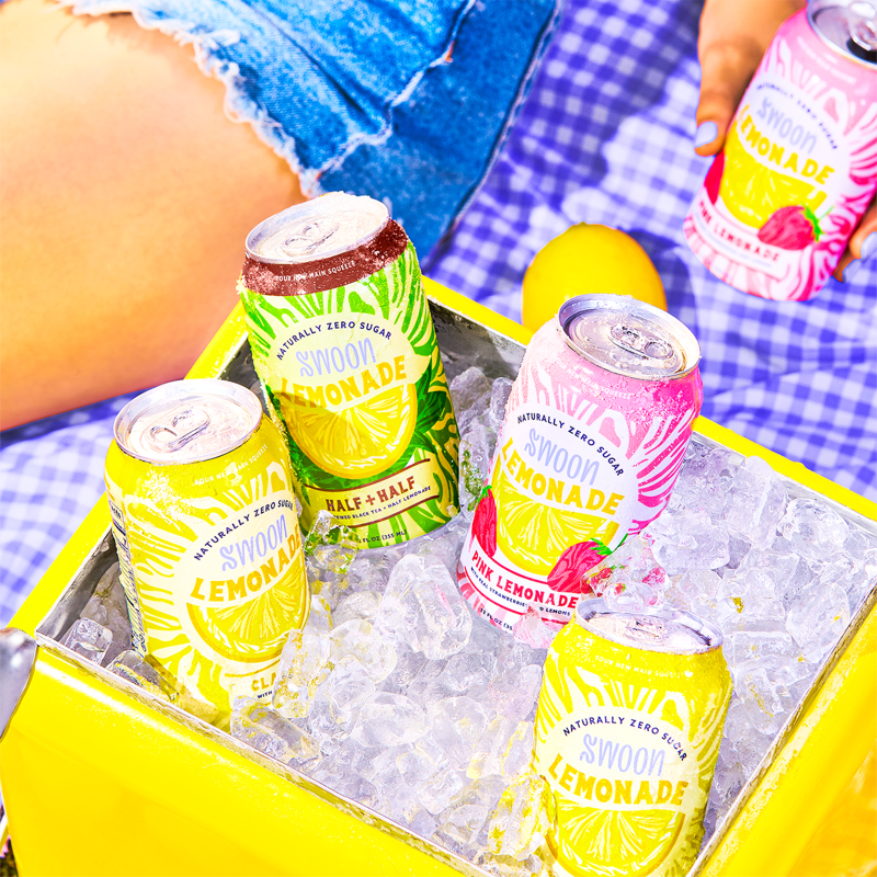 Swoon Pink Lemonade 12oz can