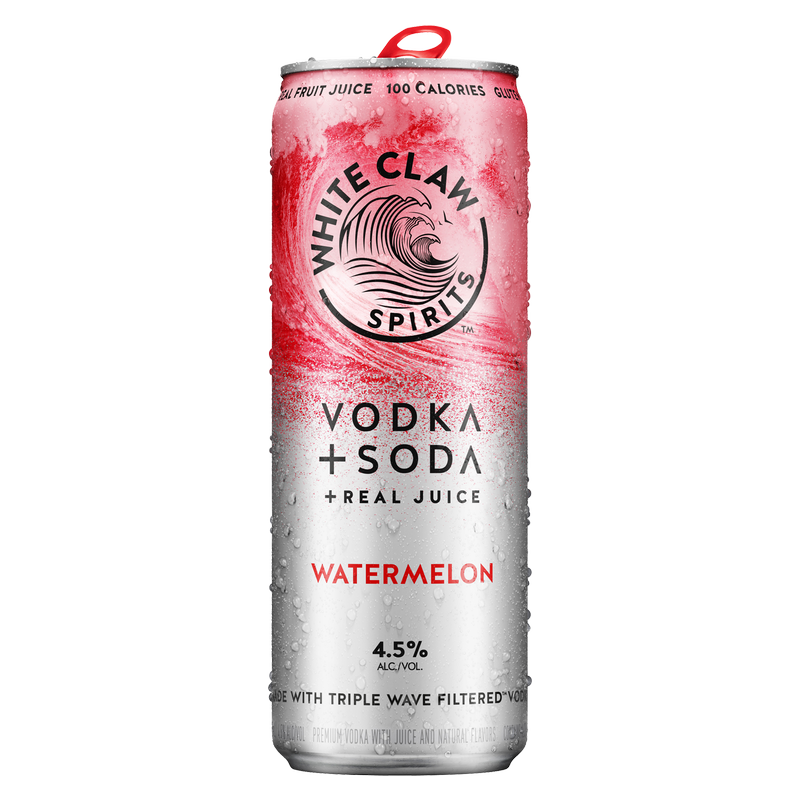 White Claw Vodka + Soda Watermelon 12oz Can 4.5% ABV