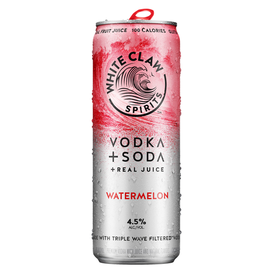 White Claw Vodka + Soda Watermelon 12oz Can 4.5% ABV