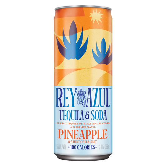 Rey Azul Pineapple with a hint of Sea Salt 12oz Can 5% ABV