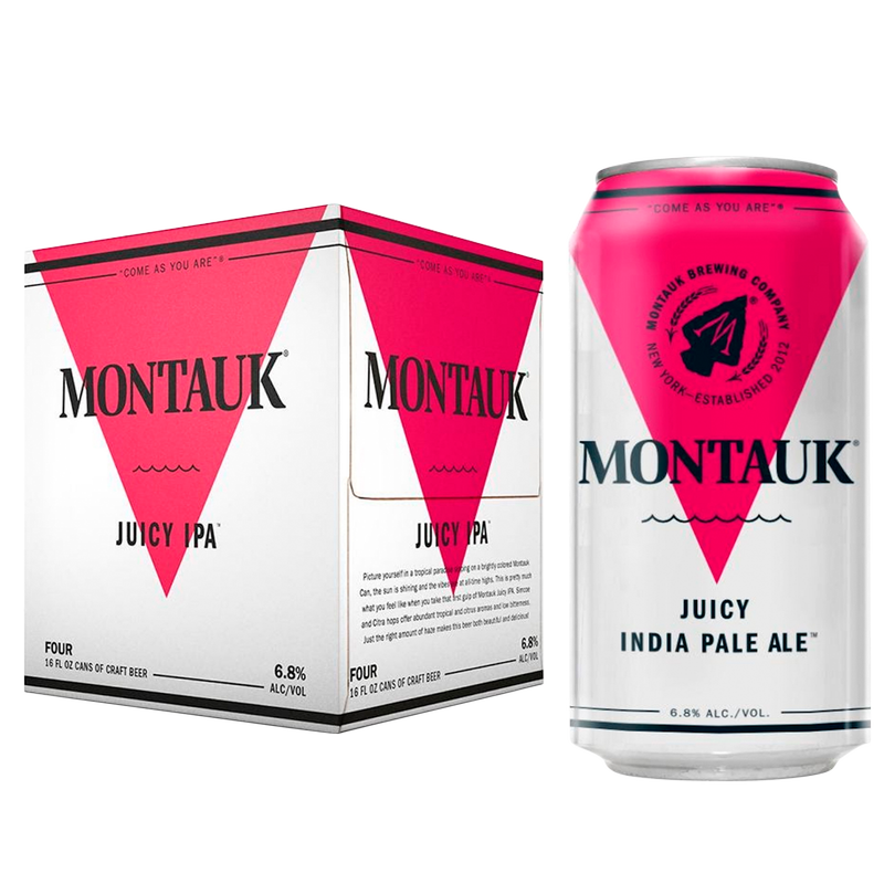 Montauk Juicy IPA 4pk 16oz Can 6.8% ABV