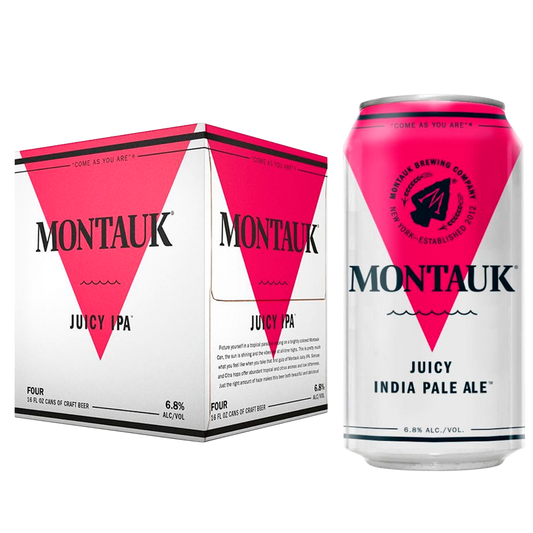 Montauk Juicy IPA 4pk 16oz Can 6.8% ABV