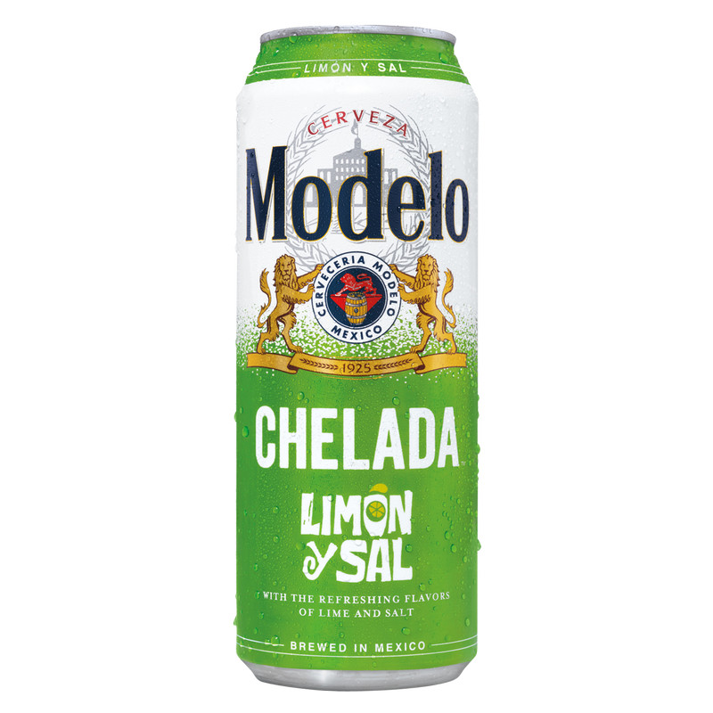 Modelo Chelada Limon Y Sal Single 24oz Can 3.5% ABV