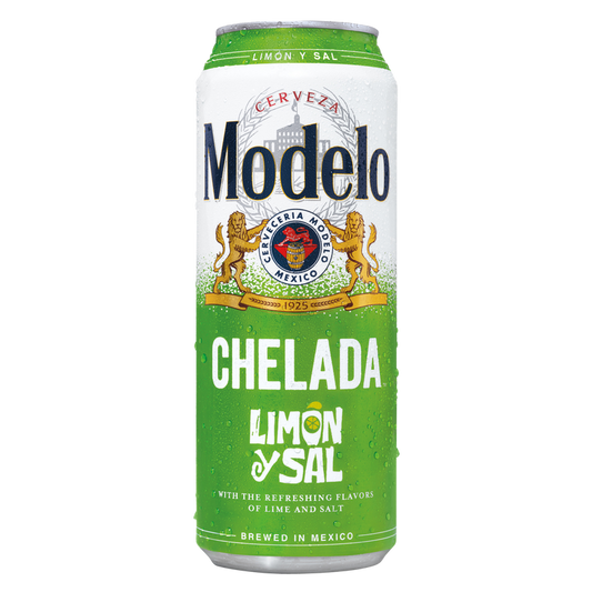 Modelo Chelada Limon Y Sal Single 24oz Can 3.5% ABV