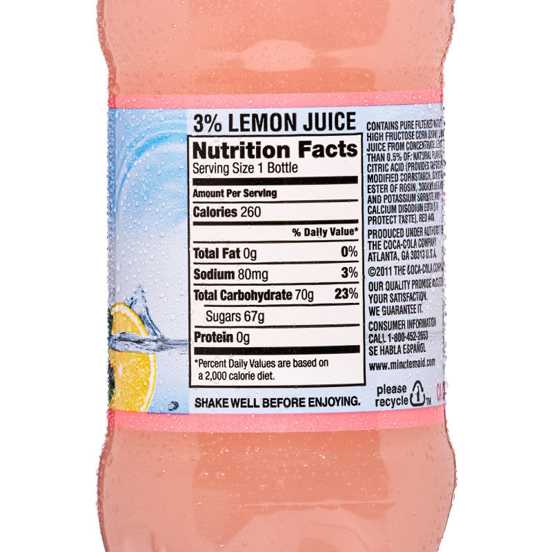 Minute Maid Pink Lemonade 20oz Btl