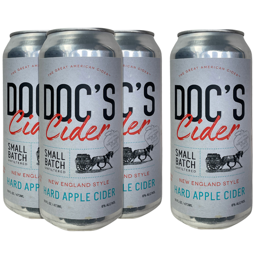 Doc’s Cider New England Style 4pk 16oz Can 6% ABV